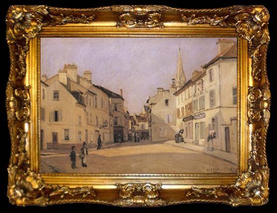 framed  Alfred Sisley Square in Argenteuil, ta009-2